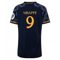 Dámy Fotbalový dres Real Madrid Kylian Mbappe #9 2023-24 Venkovní Krátký Rukáv